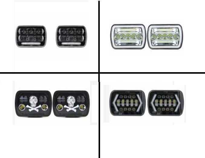 lumini auxiliare faruri de 5*7 led