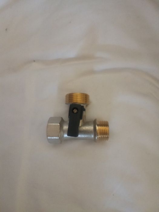 Кран тройник на стиральную машину