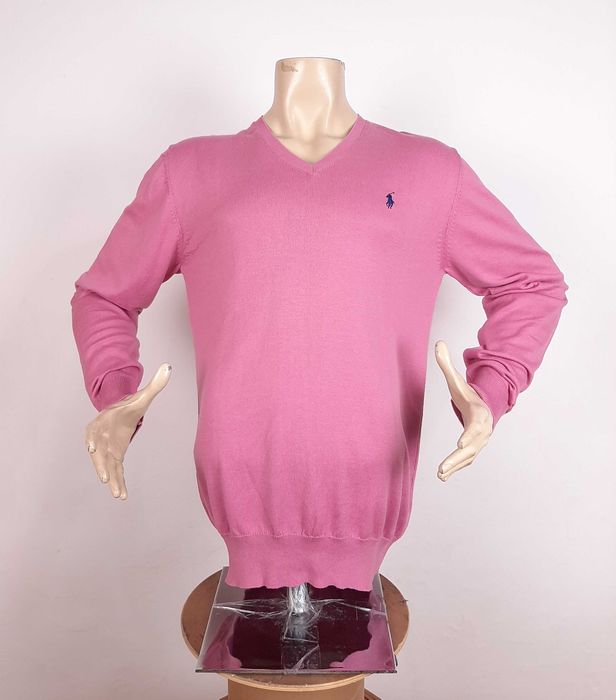 Polo Ralph Lauren V-Neck Cotton - Оригинален мъжки пуловер размер L