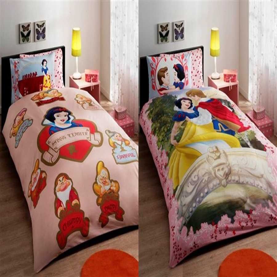 Lenjerie de pat copii bumbac TAC Disney – Snow White Love