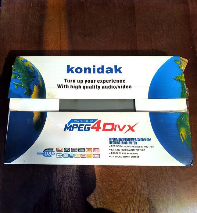 ПРОДАМ НОВЫЙ DVD-плеер Konidak MPEG4 DivX (в заводской упаковке!)