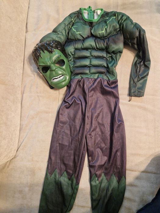 Прокат Костюм халка на мальчика 5-7 лет
