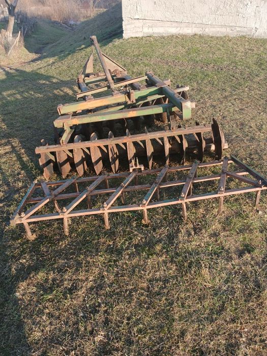 Disc purtat +grapă pt tractor 445