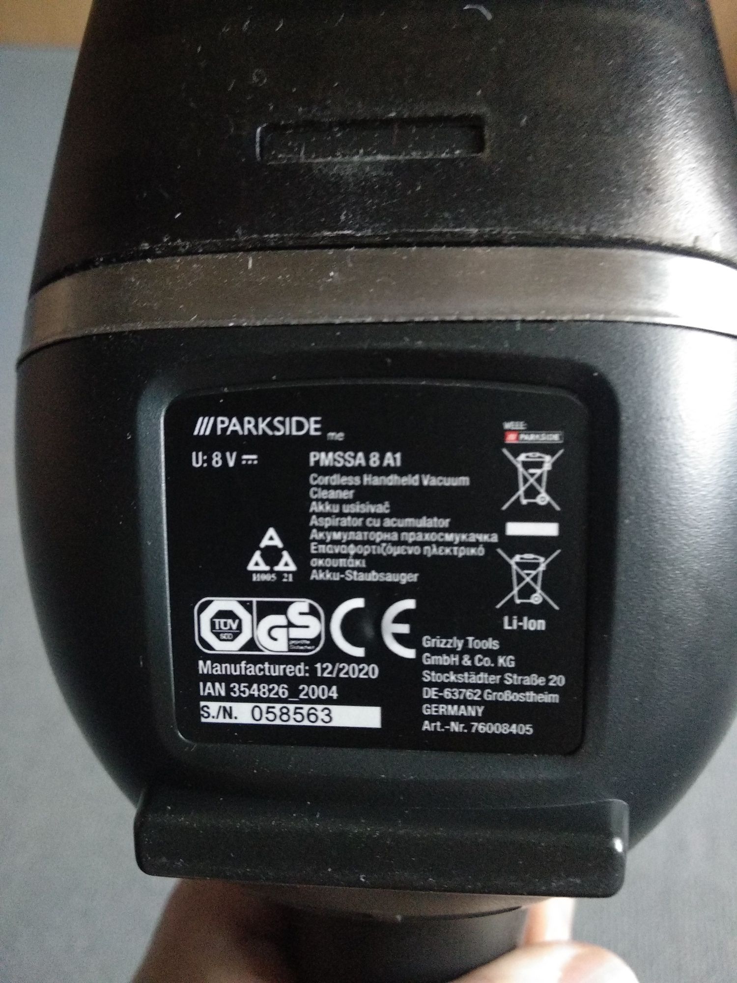 Vand aspirator de mana Parkside