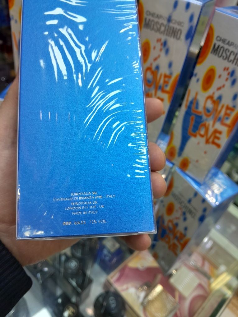 Original jenski Moschino I love love Edt 100ml