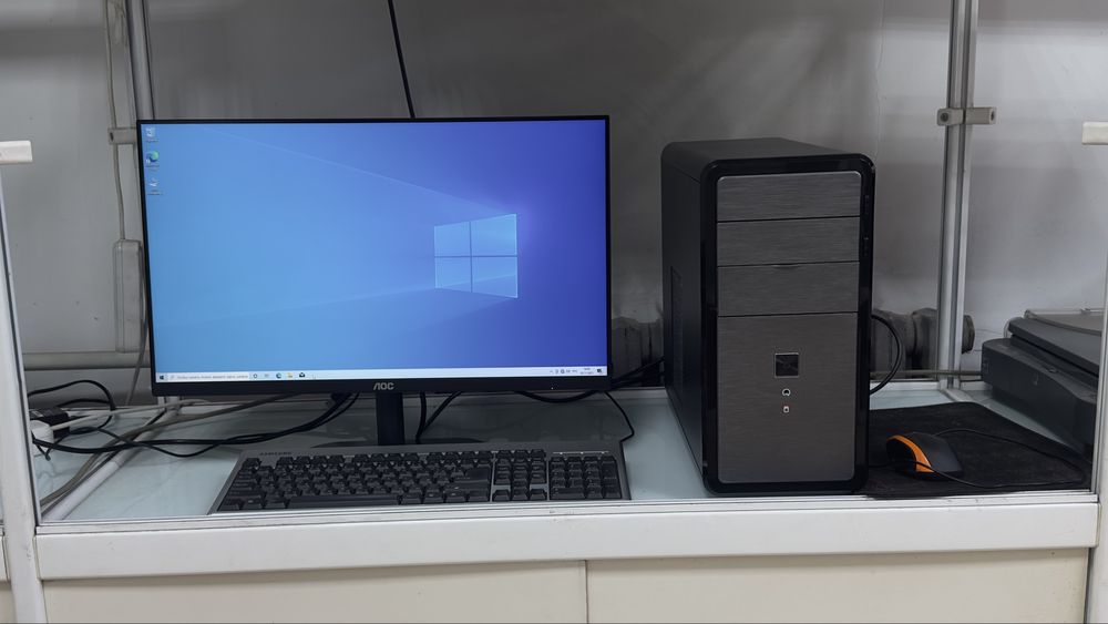 Компьютер Core i3/8gb/SSD256gb/GeForce GT 1030 с монитором AOC 24”