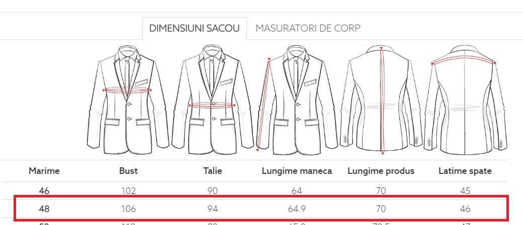 Sacou blazer slim 48 M premium Bruno Saint Hialire NOU lana super 100