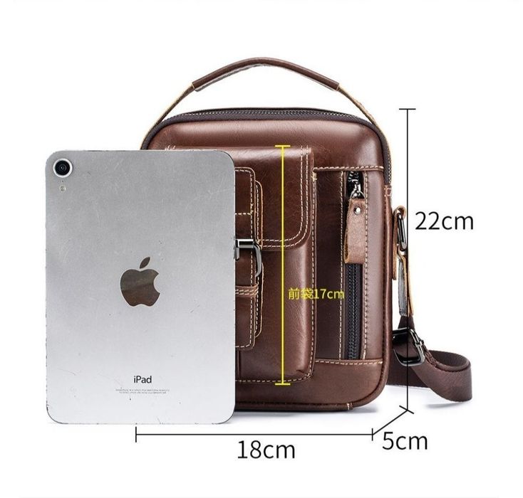 Мужская сумка из 100% натуральной кожи бычьей мужской барсетка