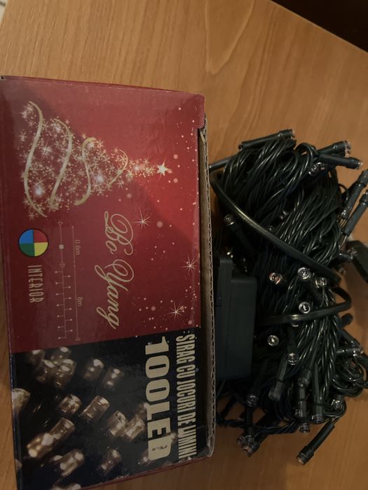 Instalatie craciun led 100 led 8 m