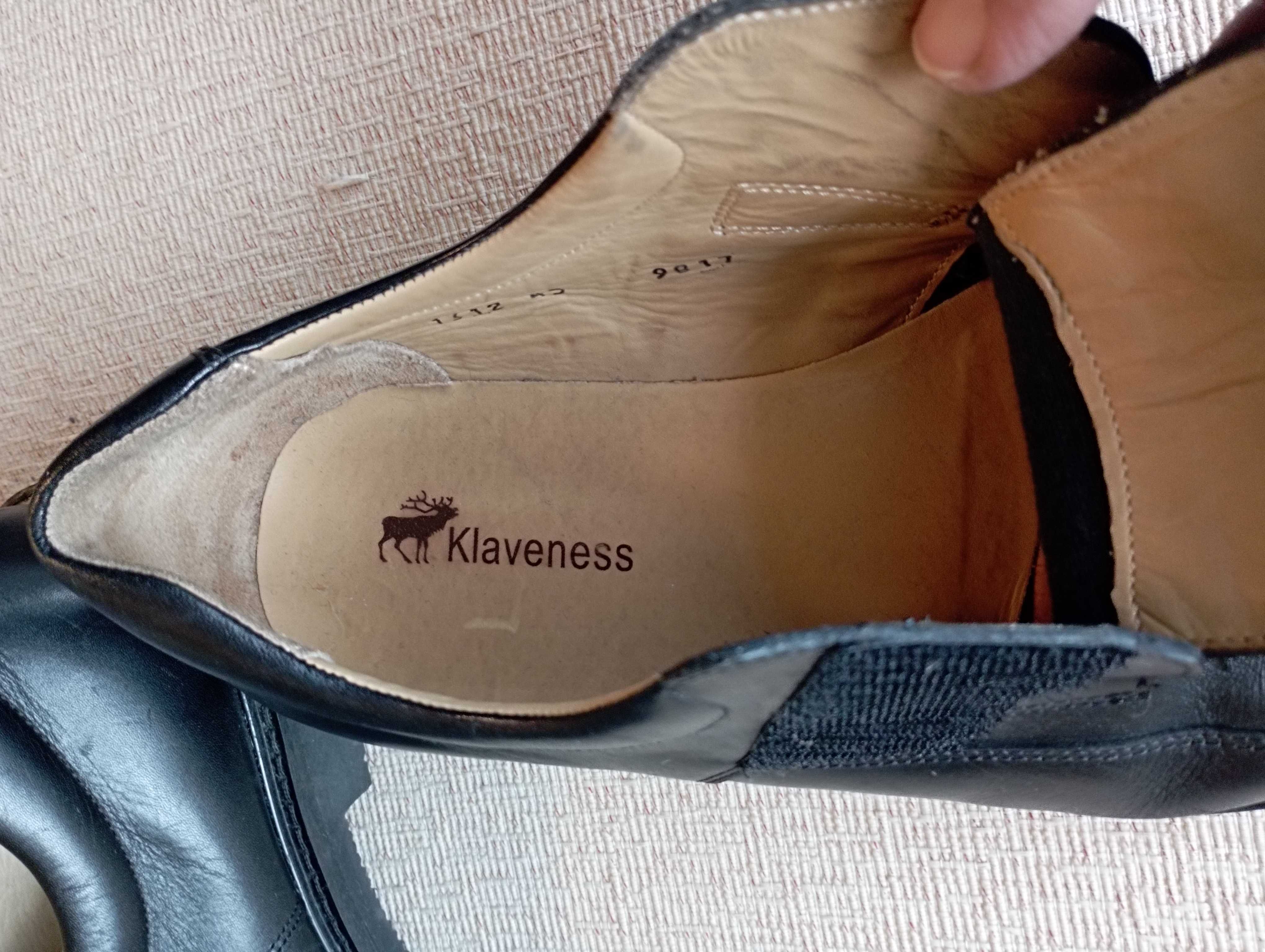 Удобни мъжки обувки от естествена кожа на Klaveness, №42