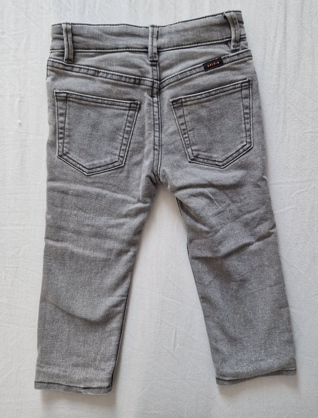 Blugi/ Jeans gri cu dublura, mas 92, H&M, gri, model skinny, NOI
