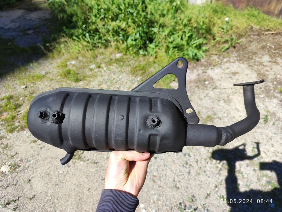 Глушитель на Yamaha Jog. 5bm и 3kj