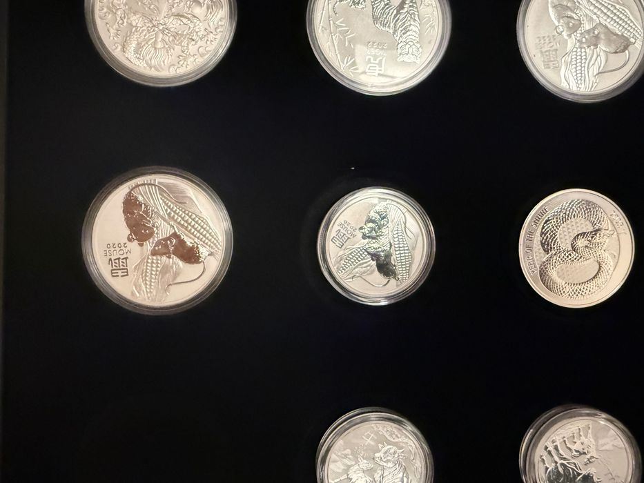 Лунар 1,2,3 Сребърни монети инвестиционно сребро