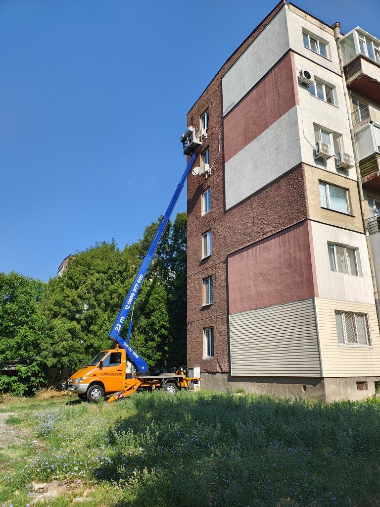 Услуги с автовишка 22 м.