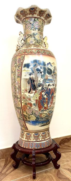 Vaza chinezeasca ZEN ceramica restaurant bar feng shui decor - Mare