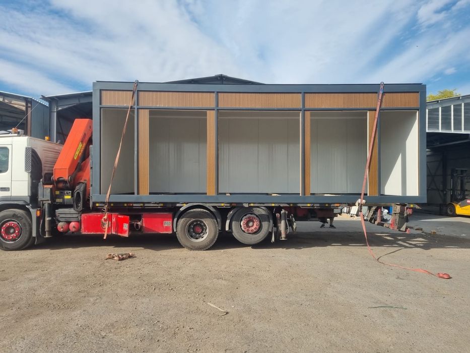 Vând containere cu vitrina, birou, SGR, VeSTIAR, paza, sanitar,cazare