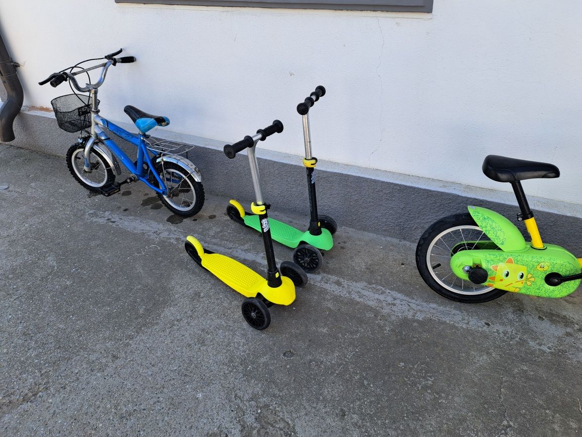 Vând biciclete/trotinete copii