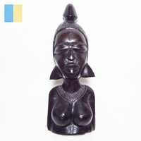Statueta lemn abanos - femeie africana