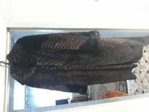 Норковая шуба комбинированная