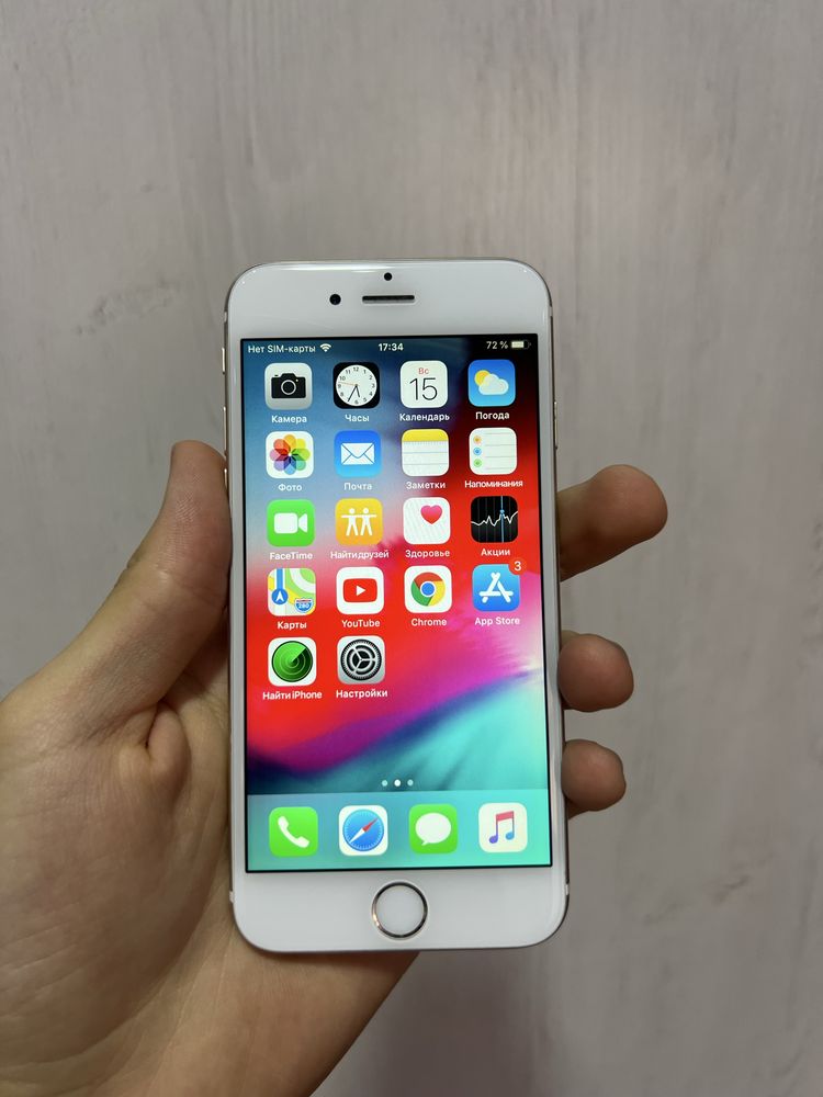 IPhone 6 64 gb gold Идеально работает