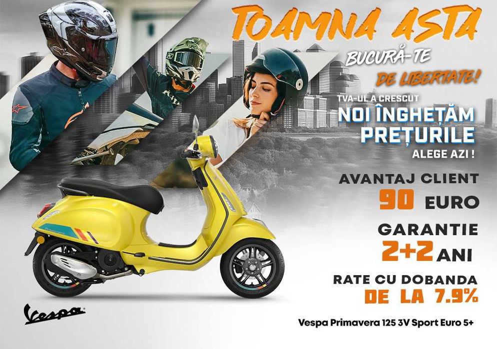 Scuter Vespa Primavera 125 3V Sport Euro 5+