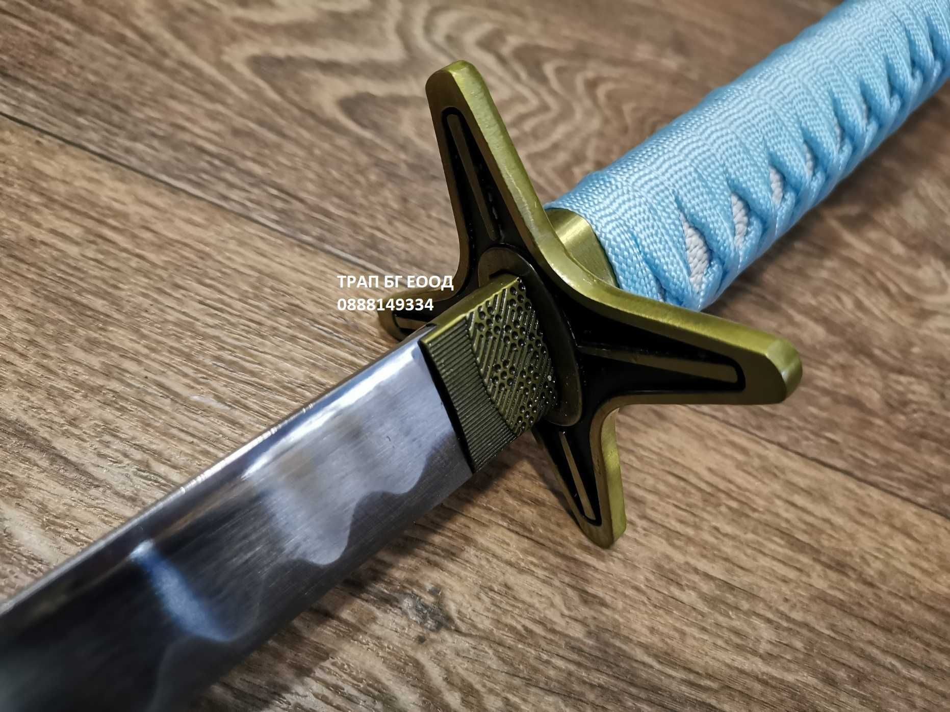 Катана Katana Меч Hyorinmaru Hijikata Toushirou Zanpakuto Bleach Blue