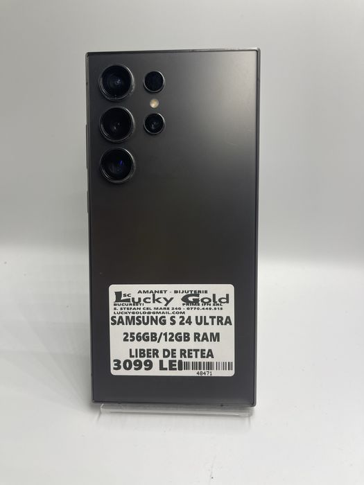 Samsung S24 Ultra 256Gb/12 Gb Ram GARANTIE/Factura #48471