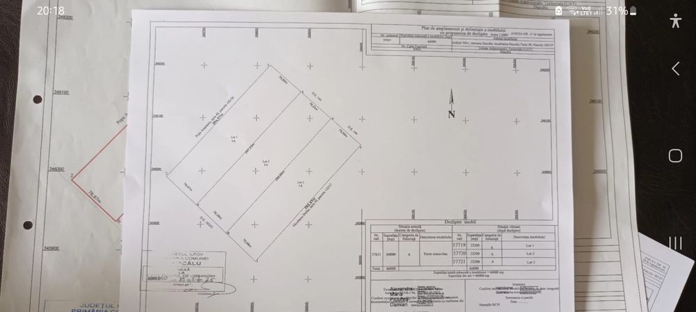 Teren intravilan de vânzare tarlaua 48 Dascalu Ilfov 66000 mp