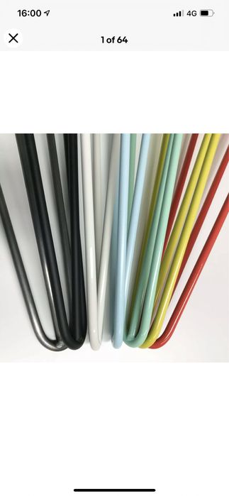 Picioare Hairpin heavy duty 2 tije 12 mm(design, diy, masa)