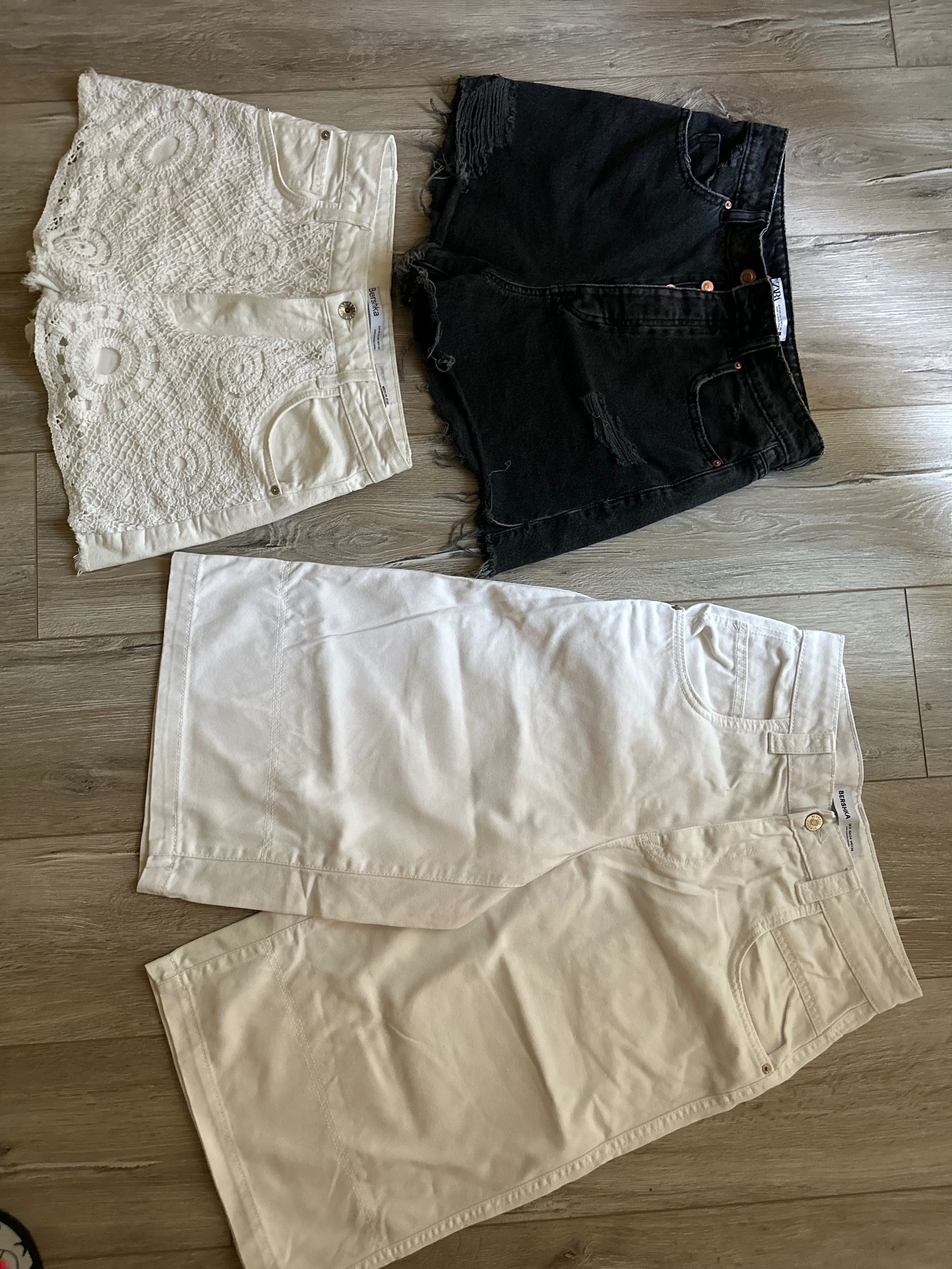 Дънкови шорти Zara Bershka