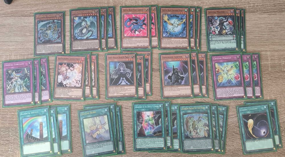 Yu-gi-oh Crystal Beasts deck - Пълен/Оптимизиран (с sleeves)