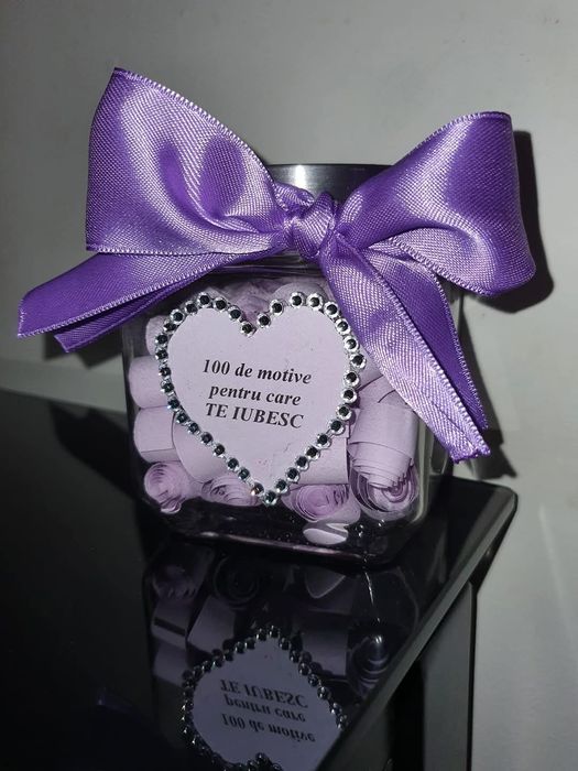 Borcan "100 de motive pentru care TE IUBESC"