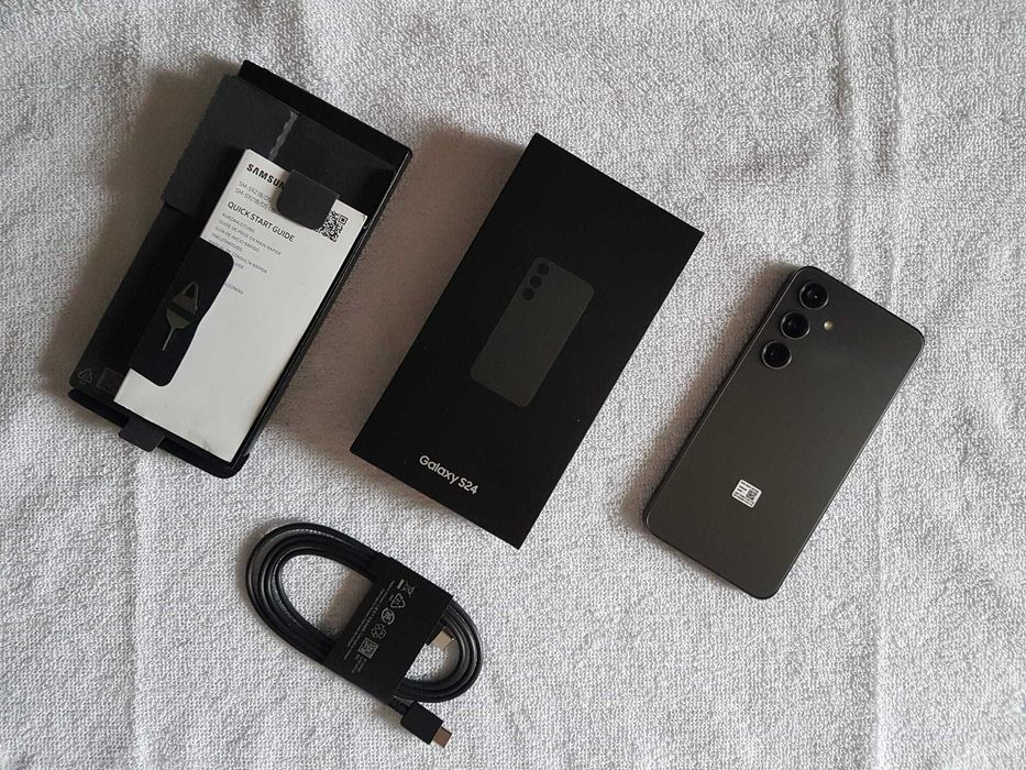 Samsung Galaxy S24, SM-S921B/DS, 8Gb 256 Gb, Onyx Black, NOU,desigilat