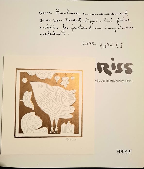 Album si Litografie embosata semnata Sami Briss