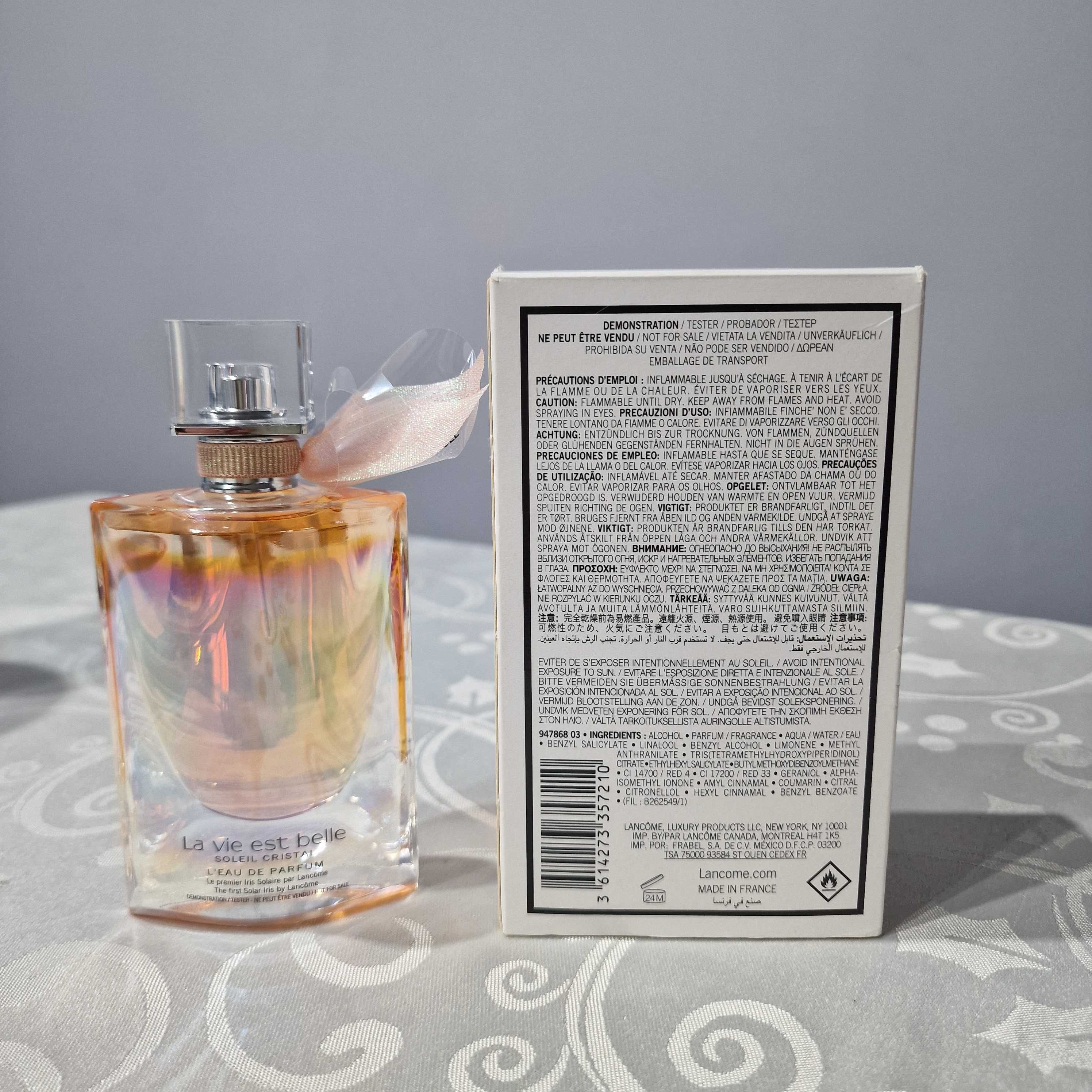 Lancome la vie est belle100ml  and soleil cristal 50ml Промоция 300лв