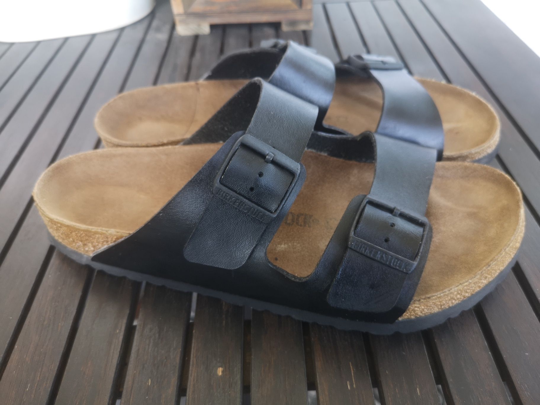 Birkenstock, мъжки чехли еко кожа, номер 43