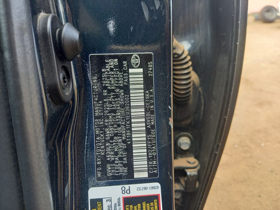 Камри 2014 растоможен