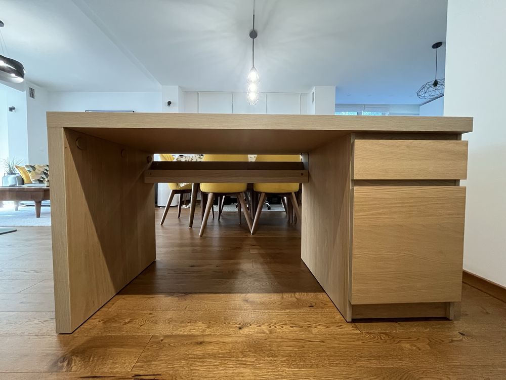 Бюро IKEA MALM дървесен цвят - като ново!