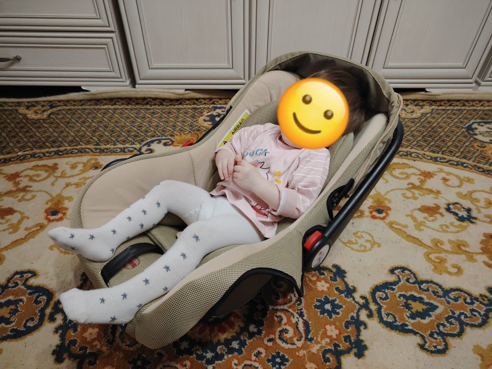 Кресло люлька в машину для детей от 0 до 2 лет