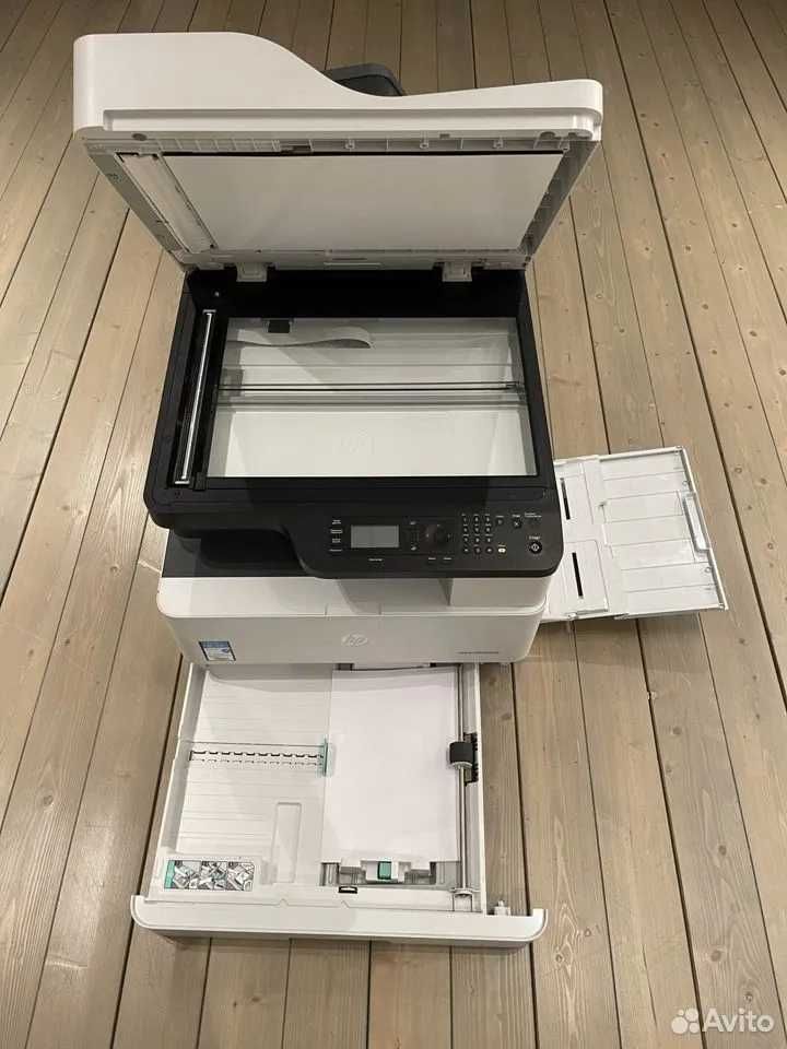 Принтер МФУ лазерное HP LaserJet M438nda, ч/б, A4 A3