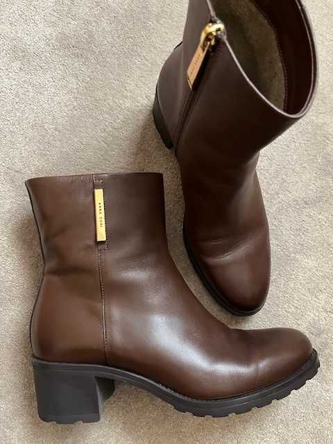 Ghete Anna Cori, piele naturala, 37