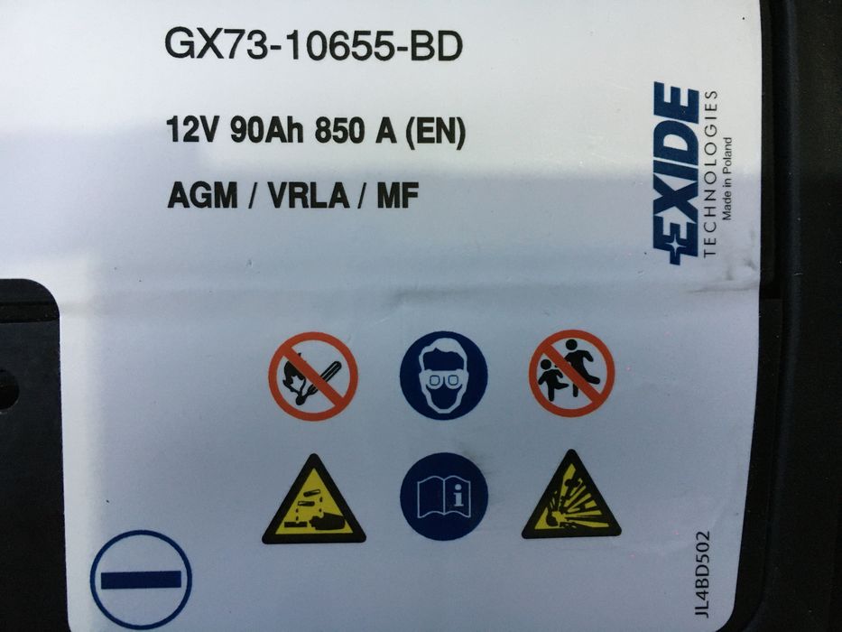 Акумулатор 90Ah/850A
