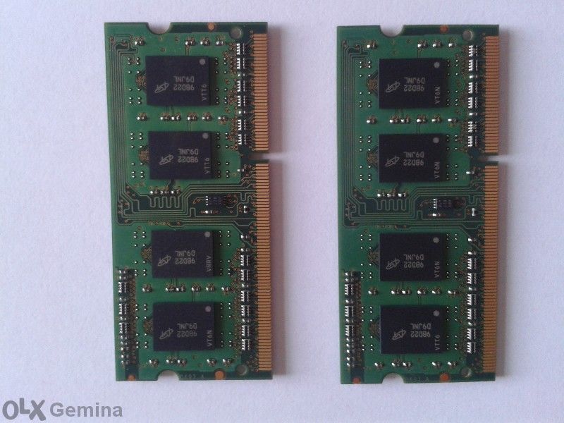 RAM 2 x 1 GB Ddr3 (pc3-8500s), марка Mtb от Mac Mini mid 2010