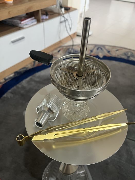 Dschinni Shisha Наргиле комлект + кетчър, въглени, тютюн Os и глицерин