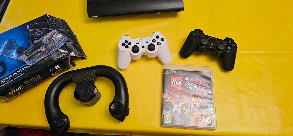 ps 3 playstation 3 slim black sony