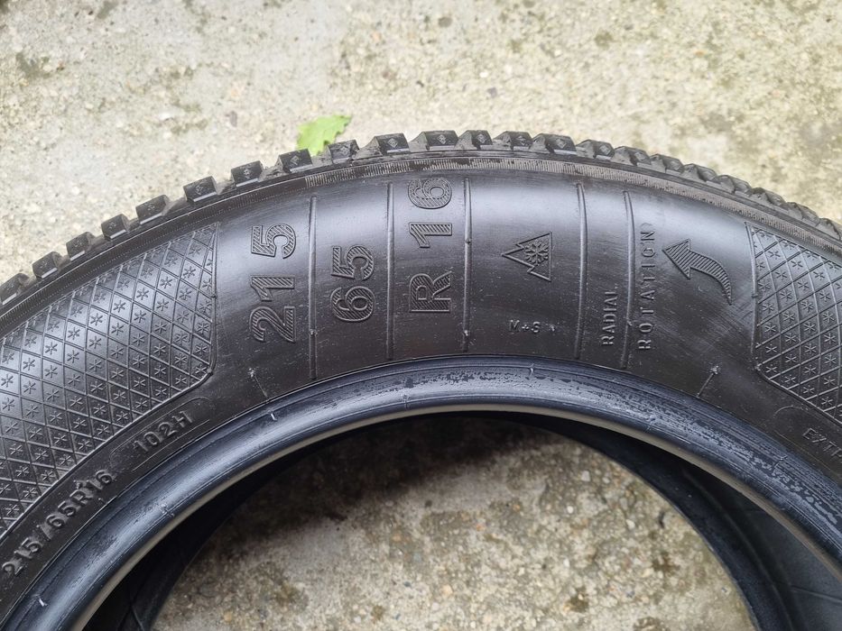 4 anvelope iarna ms 215-65-16 f.bune