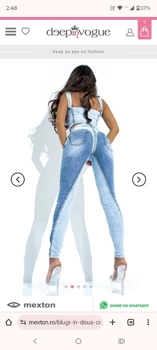 Blugi  mexton in 2 culori marimea 36