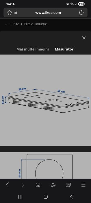 Plita inductie Ikea Tillreda