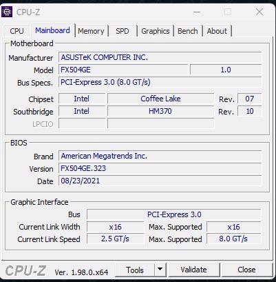 Asus TUF Gaming FX504GE 120hz