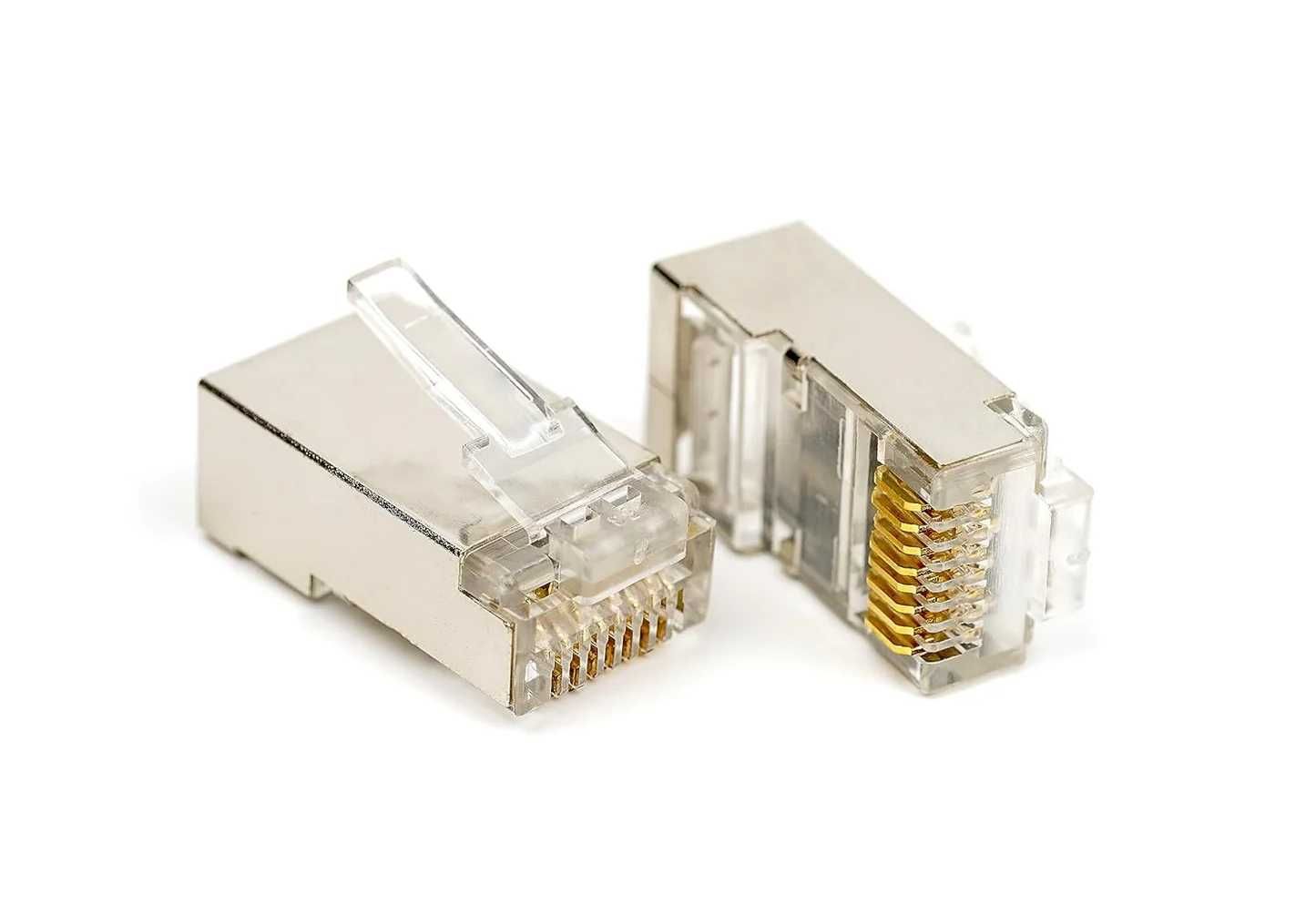 Качественный коннекторы RJ9,RJ11,RJ12,RJ45 Cat5,Cat6,Cat7+КолпачокRJ45